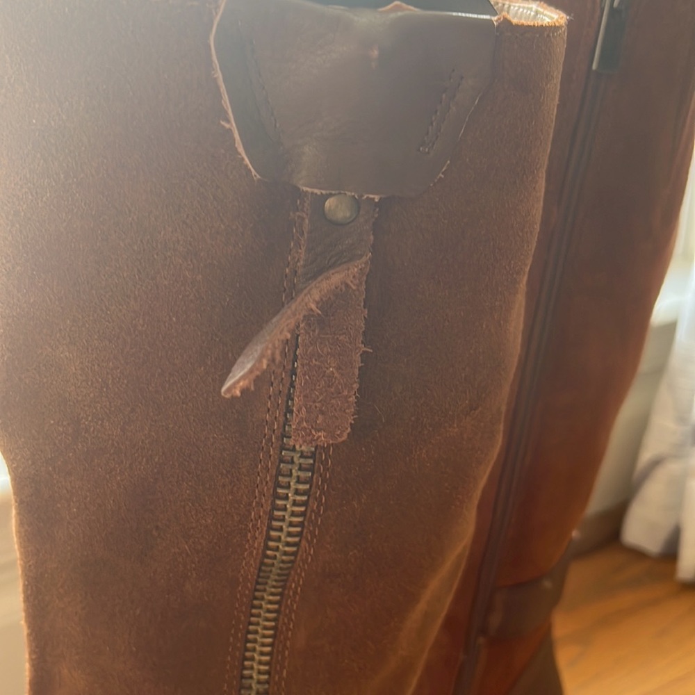 Chestnut knee high boots - Picture 5 of 13